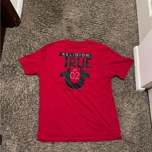 True religion red tee